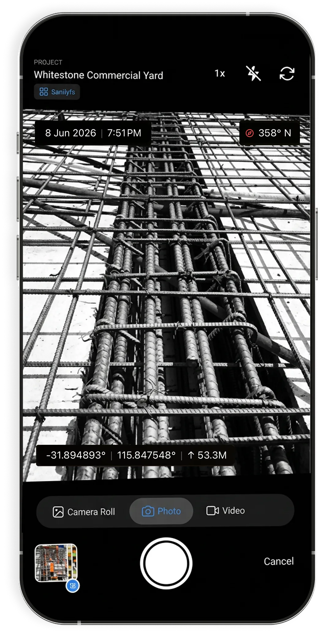 Every Photo Time Stamped